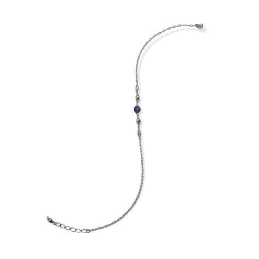 Lavender Anklet